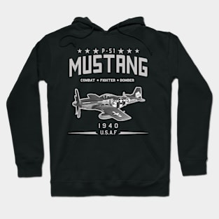 WW2 Aircraft P-51 Hoodie